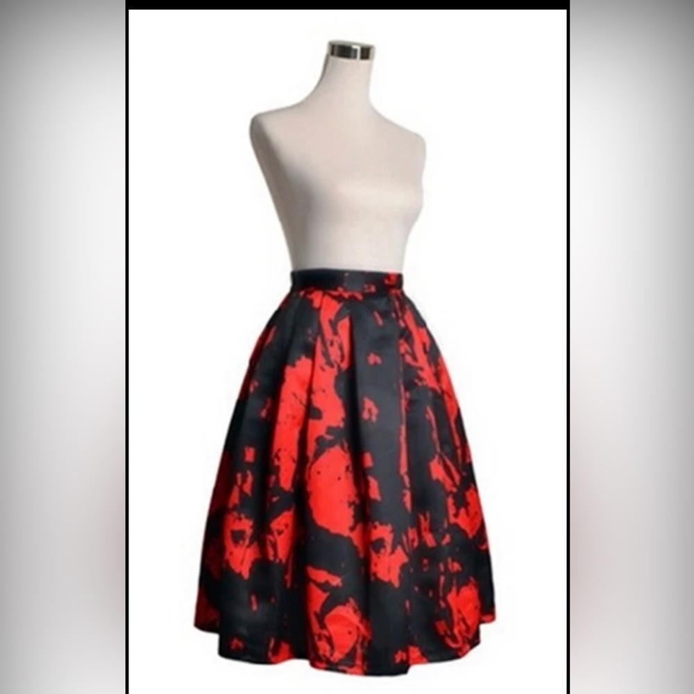 2014 Women's Vintage Hepburn Style Contrast color Print